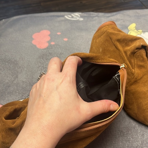 Boutique brand, over-the-knee stretch suede like women’s size 8.5 boots - Picture 5 of 6